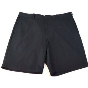 J.CREW Tech Short Men 36 Black Performance NWOT Lightweight 9" Inseam Flat Front
